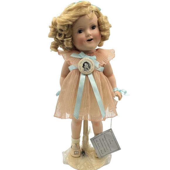 Danbury Mint Shirley Temple "The Worlds Darling" Porcelain Doll Baby Take‎ A Bow - Picture 2 of 15